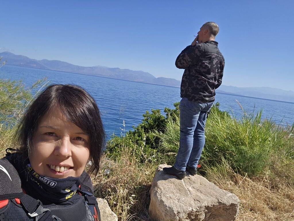 Aussicht genießen in Griechenland