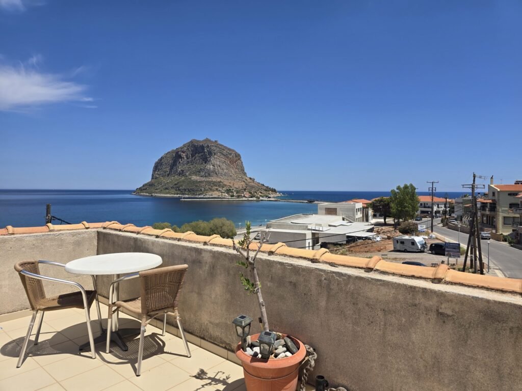 Monemvasia Aussicht auf die Burg