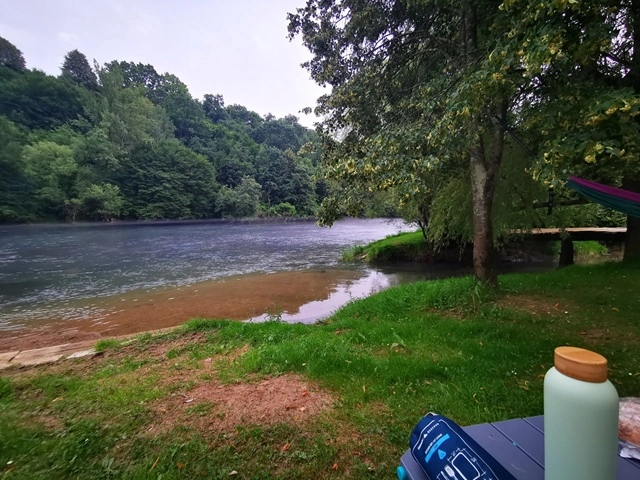 Motorradtour Bosnien - Zwischenstop am FKK Campingplatz in Slowenien