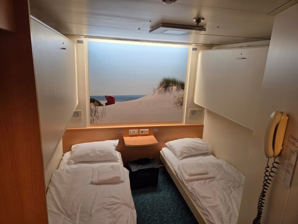 Zimmer auf der Fähre nach Griechenland