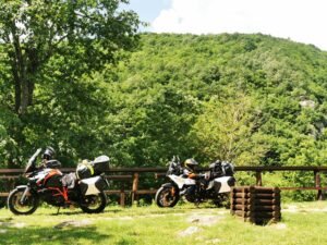 Motorradroute Bosnien Wasserfälle