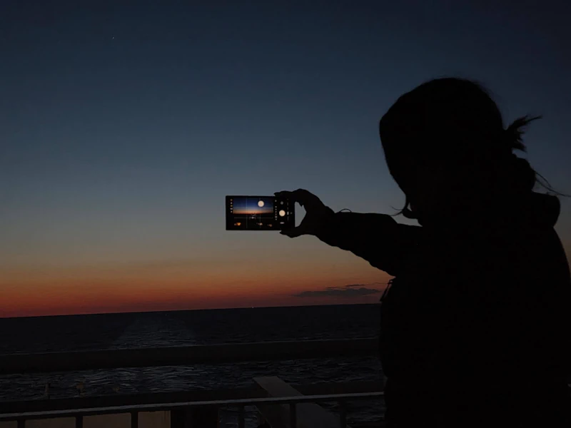 foto auf dem Deck der Akka Fähre nach Patras