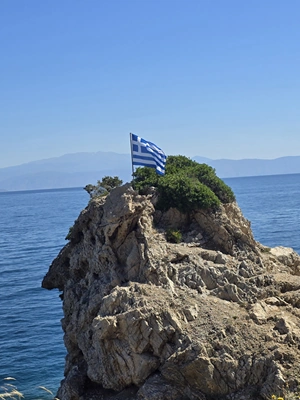 Ankunft mit der Fähre in Griechenland