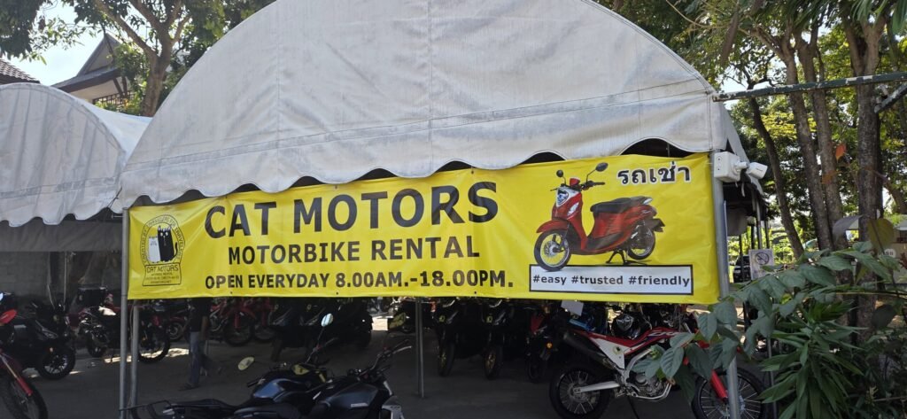 Cat Motors Chiang mai Motorradverleih seriös