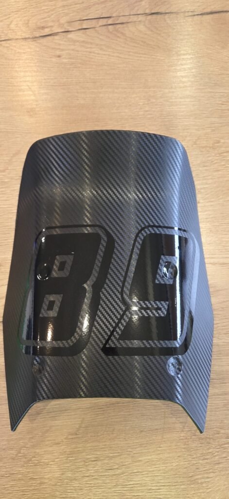 Carbonfolie Front und Windschutz Voge DS800 Rally