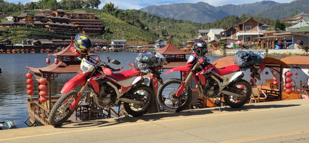 Honda CRF300L auf einer Offroad‑Piste im Norden Thailands