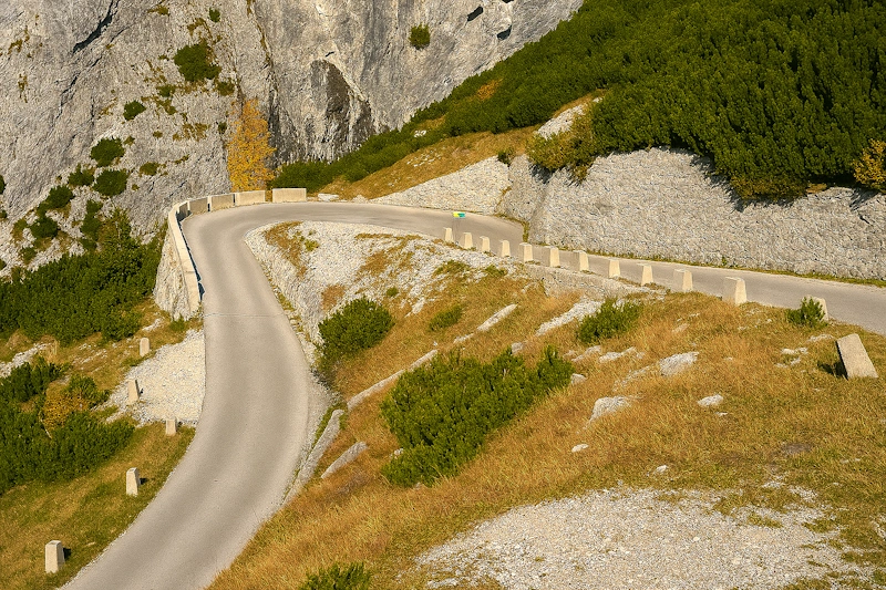 Mangart Slowenien Motorrad fahren