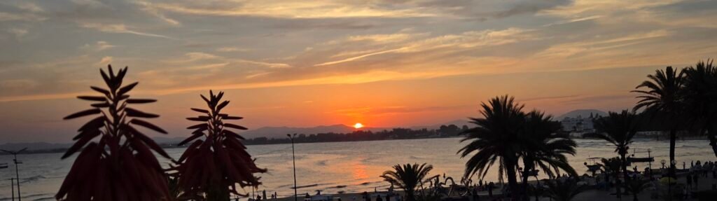 Hammamet Strand Sonnenuntergang Romantik