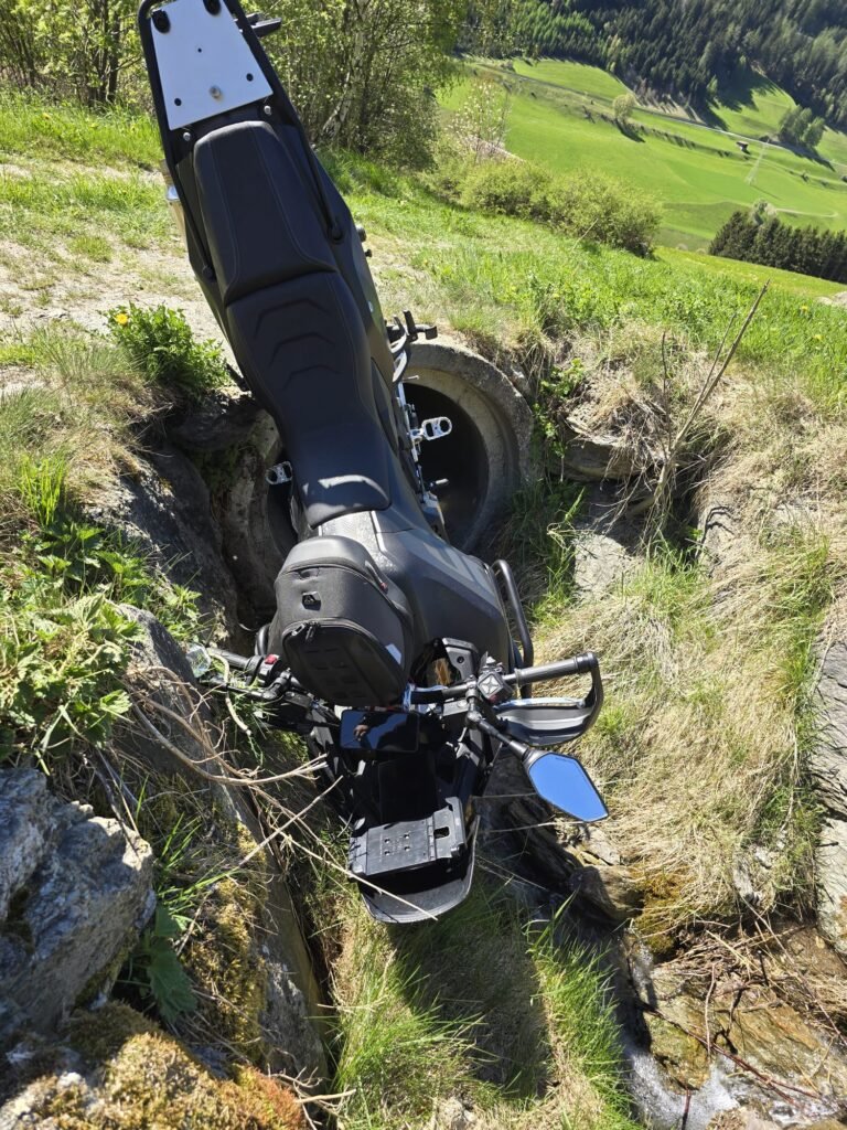 Offroad Unfall Motorrad Voge 800 Rally